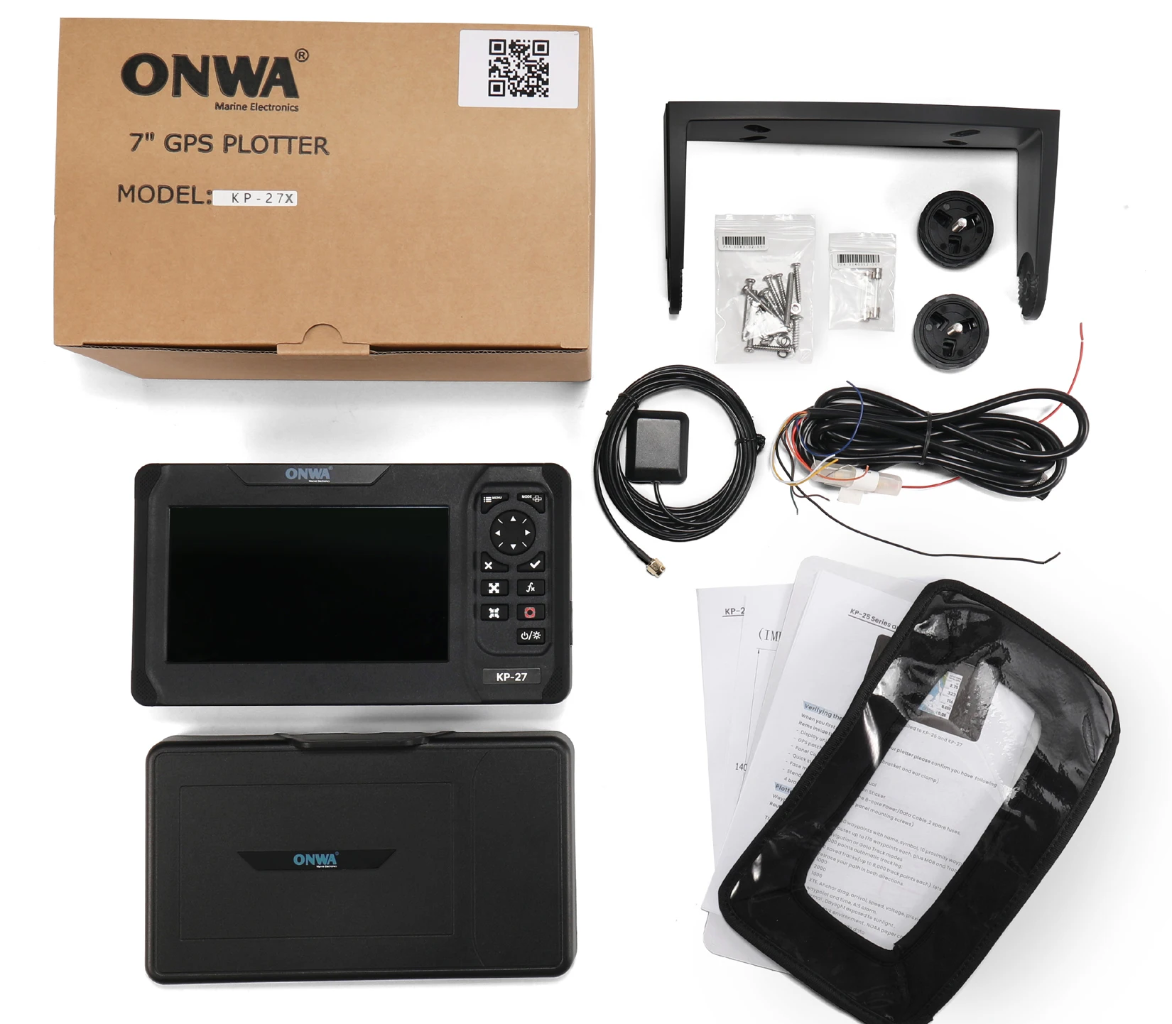 Fish Finder Transducer - 7-calowy Onwa KP-27X. AIS klasy B+