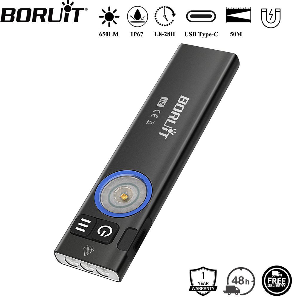 Fishing Light - Latarka LED BORUiT U8 650LM EDC,