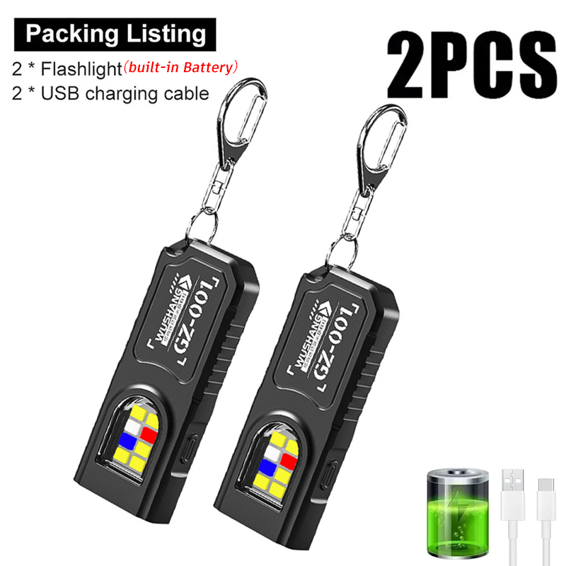 Fishing Light - Wielofunkcyjna Latarka Brelok USB z Możliwością
