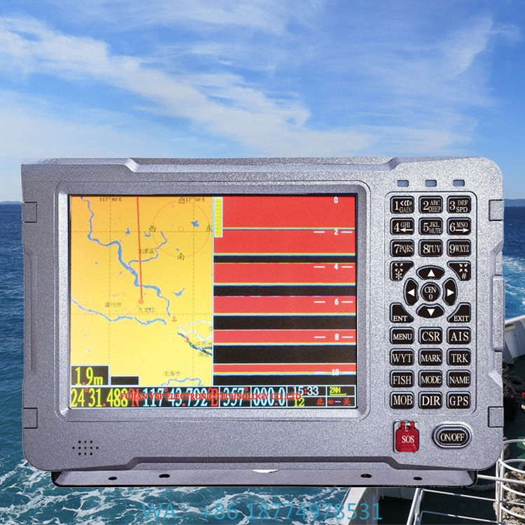 Fish Finder Battery - Kombiner Nawigacyjny Ryboprzynętny Głębokościomierz Ryboprzynętny GPS