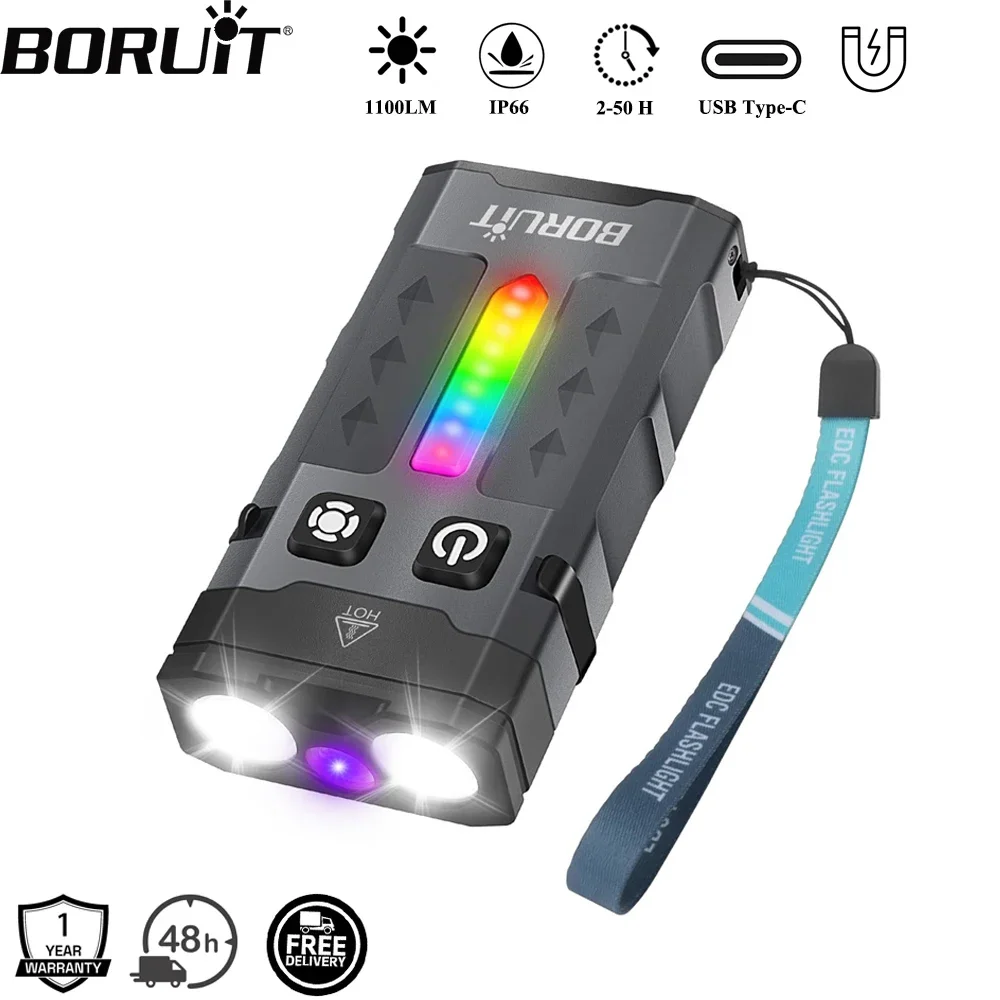 Fishing Light - BORUiT EV20 1100LM EDC Latarka LED