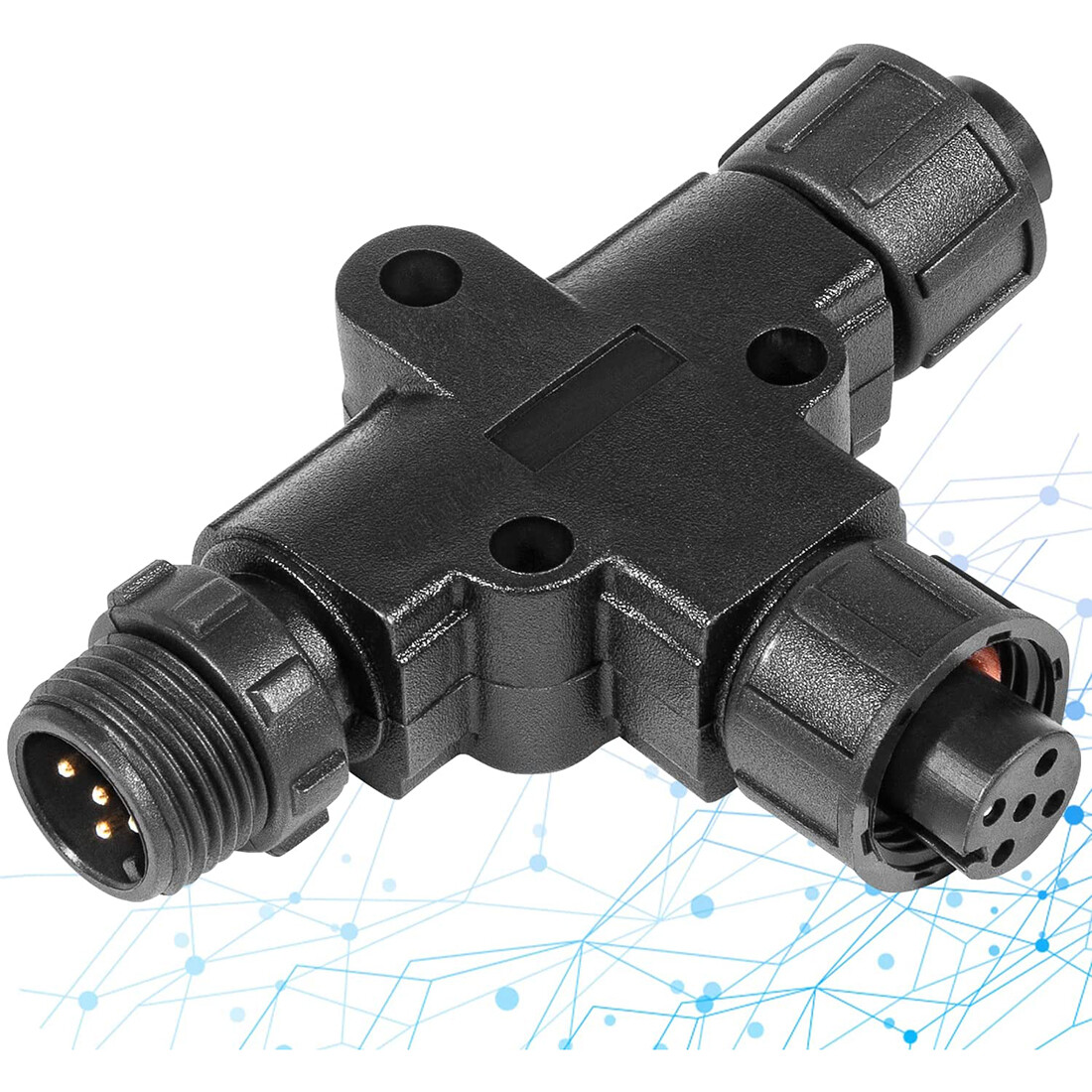Fish Finder Cable - Adapter T-Connector Micro-C NMEA 2000, 5-pinowy