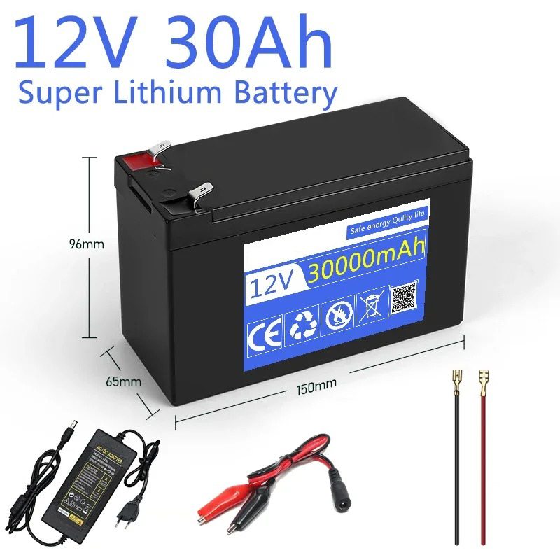 Fish Finder Charger - Akumulator litowy 12V 30Ah 18650 głębokiego