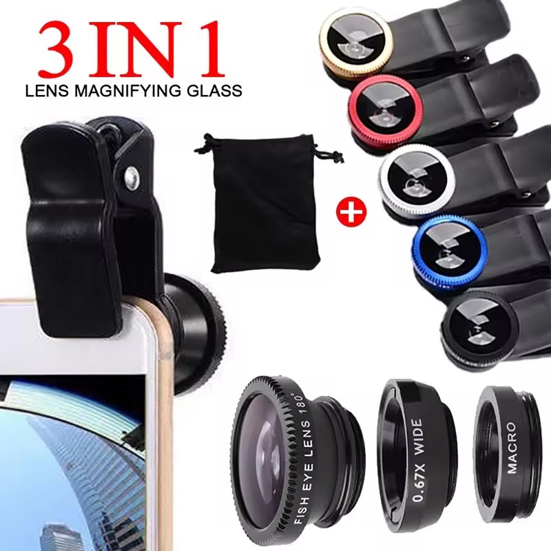 Fishing Camera - Obiektyw do telefonu 3 w 1