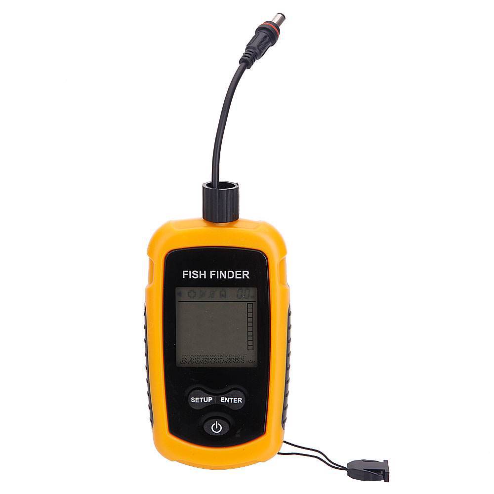 Fish Finder Transducer - Alarm 100M Przenośny Sonar do Wykrywania