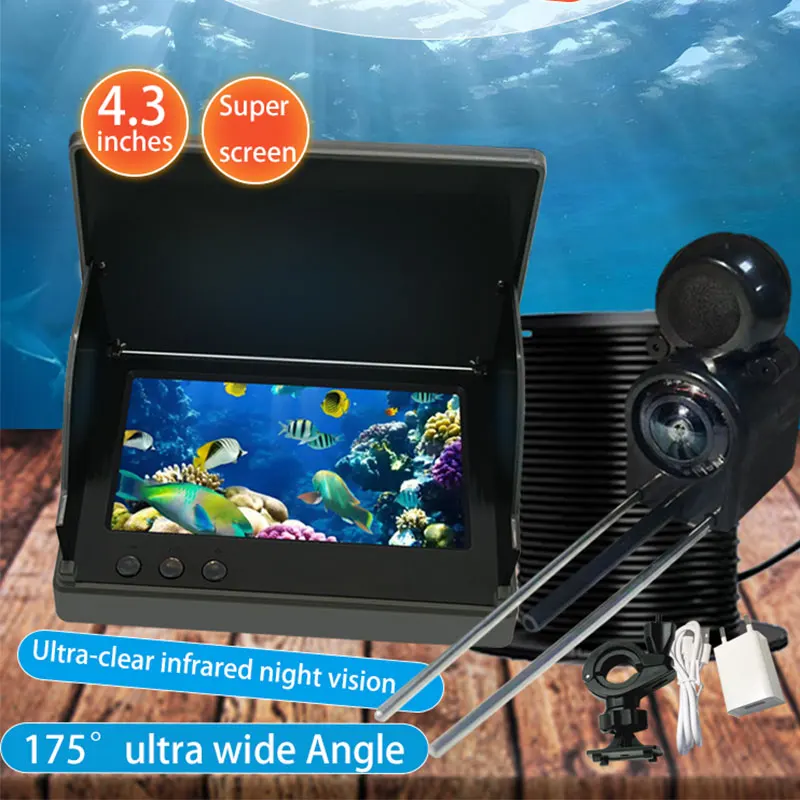 Fish Finder Battery - YS43A 4,3-calowy lokalizator ryb podwodny wykrywacz