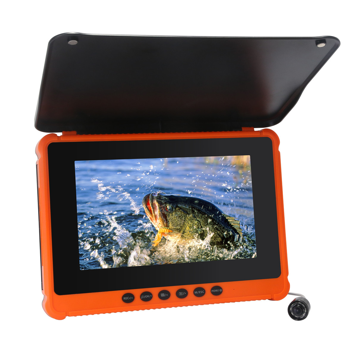 Fishing Camera - 9-calowy ekran IPS U09B0 1000TVL Szerokokątna