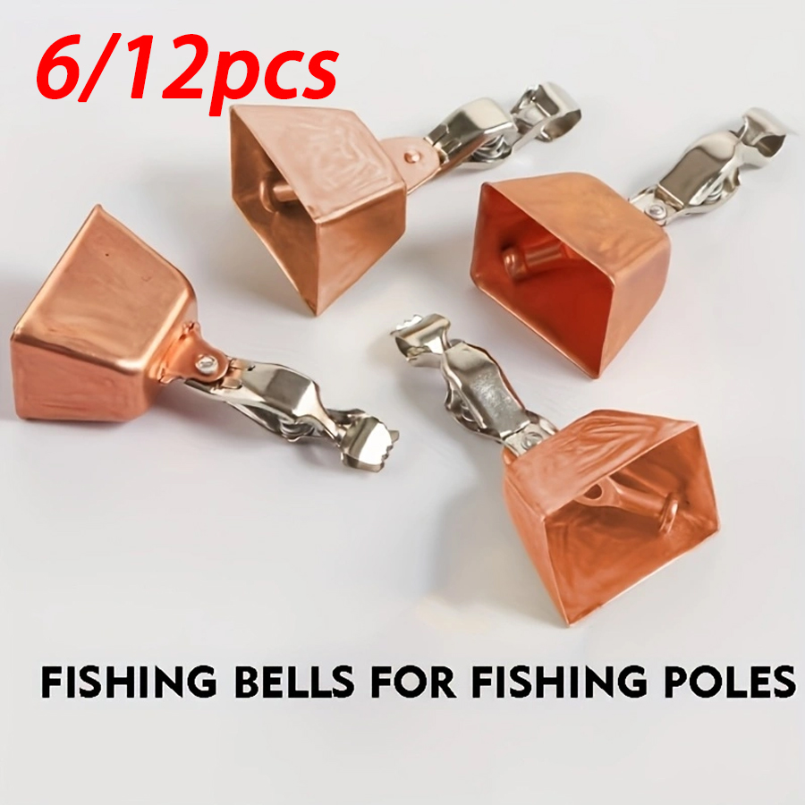 Fish Alarm - Alarm dzwonkowy, odpowiedni do wędki, miedziany