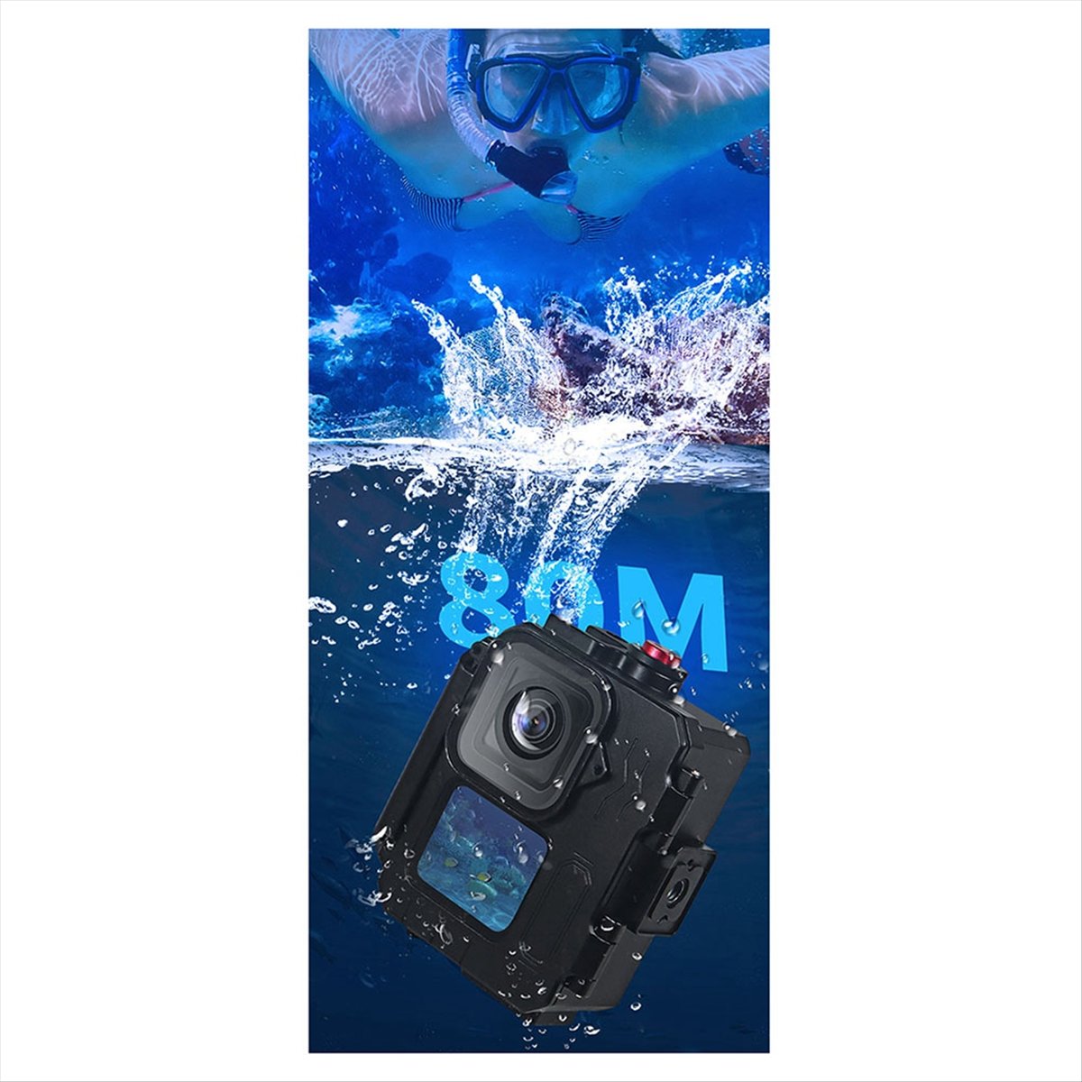 Underwater Camera - Wodoodporna obudowa N05R 80M z aluminiową