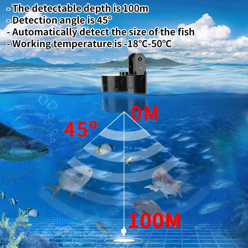 Alarm 100M przenośny echosonda – Fish Finder Transducer recenzja i cena