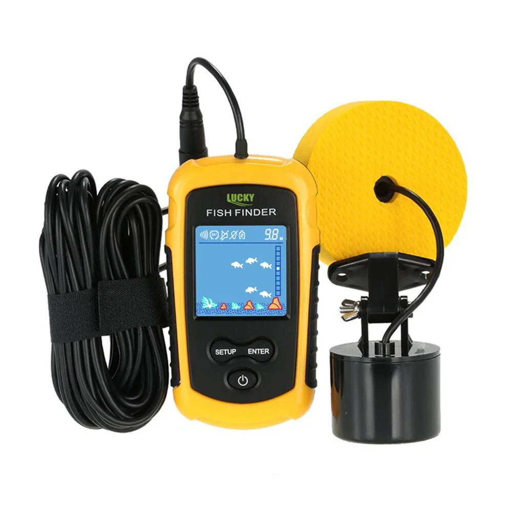 Szczęśliwy kolorowy ekran LCD  – Fish Finder Transducer recenzja i cena