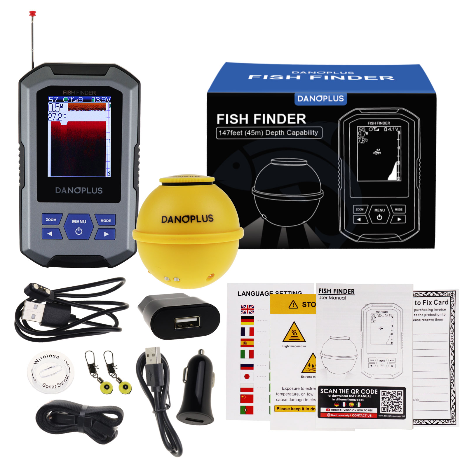 Bezprzewodowy echosonda do poz – Fish Finder recenzja i cena
