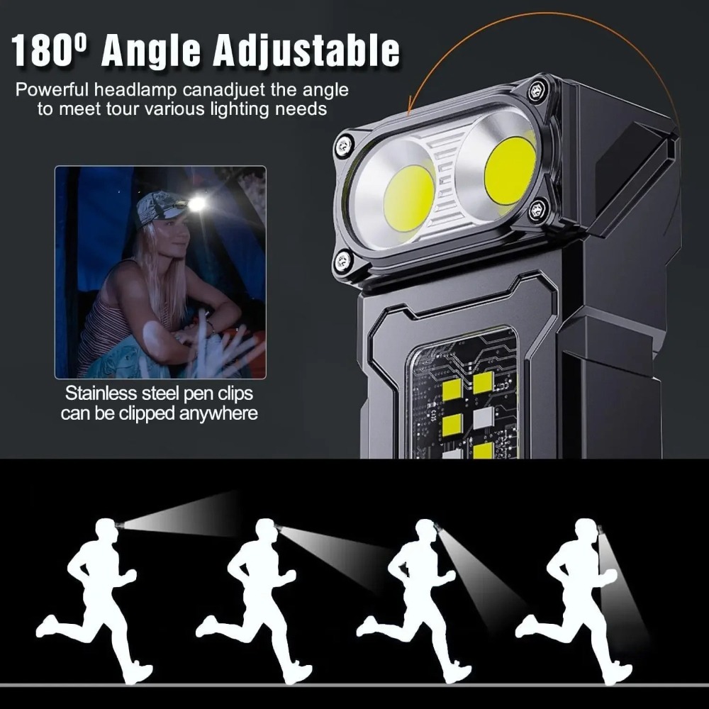 180 °   Obrotowa latarka LED,  – Fishing Light recenzja i cena
