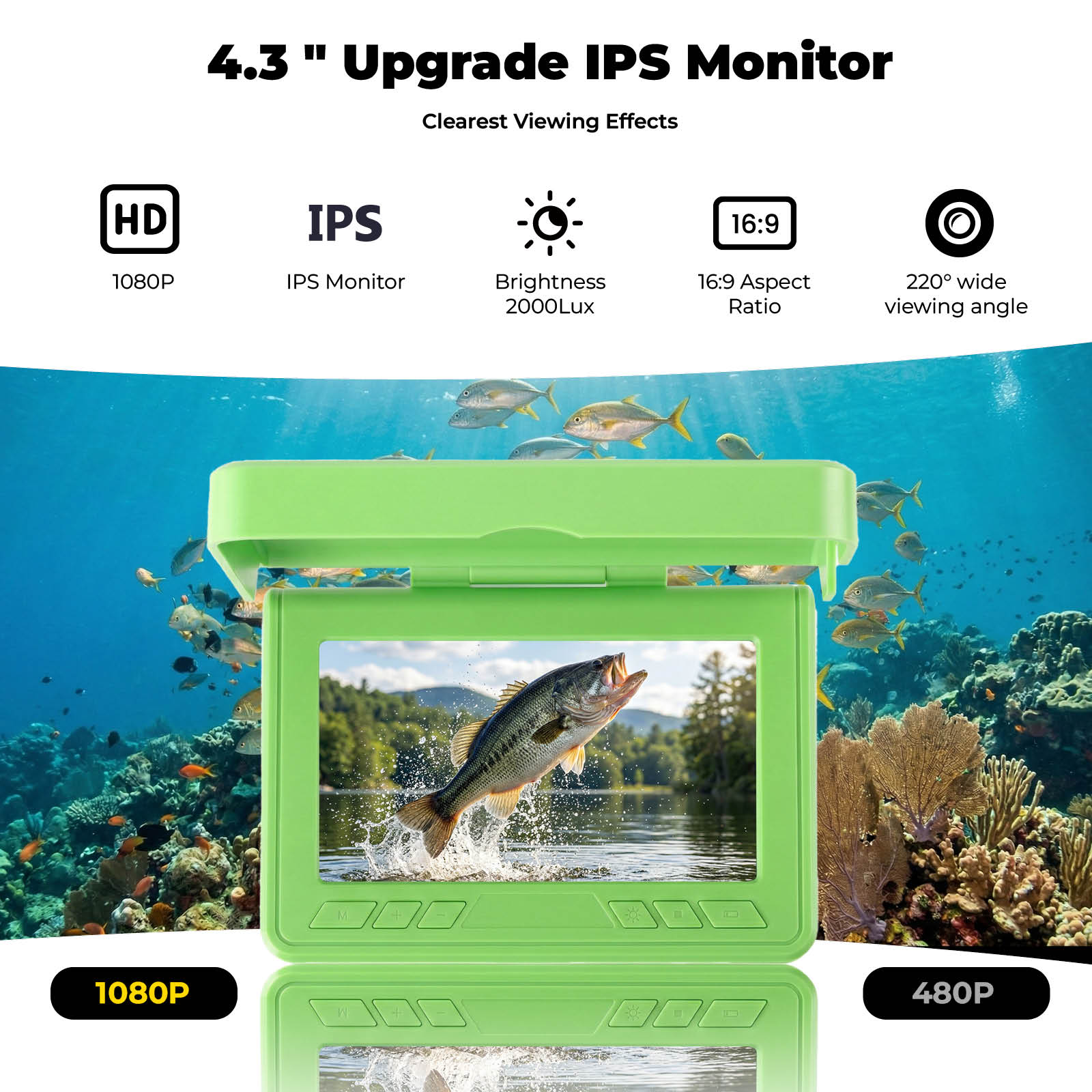 Przenośny podwodny wizualny lo – Fish Finder Portable recenzja i cena