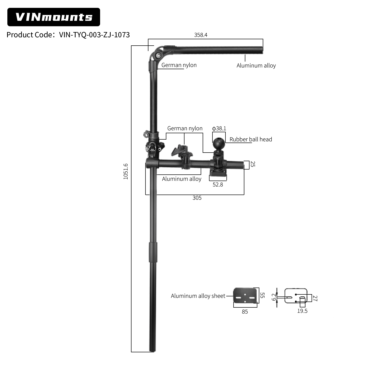 Uchwyt na wędkę VINmountsLives – Fish Finder Mount recenzja i cena