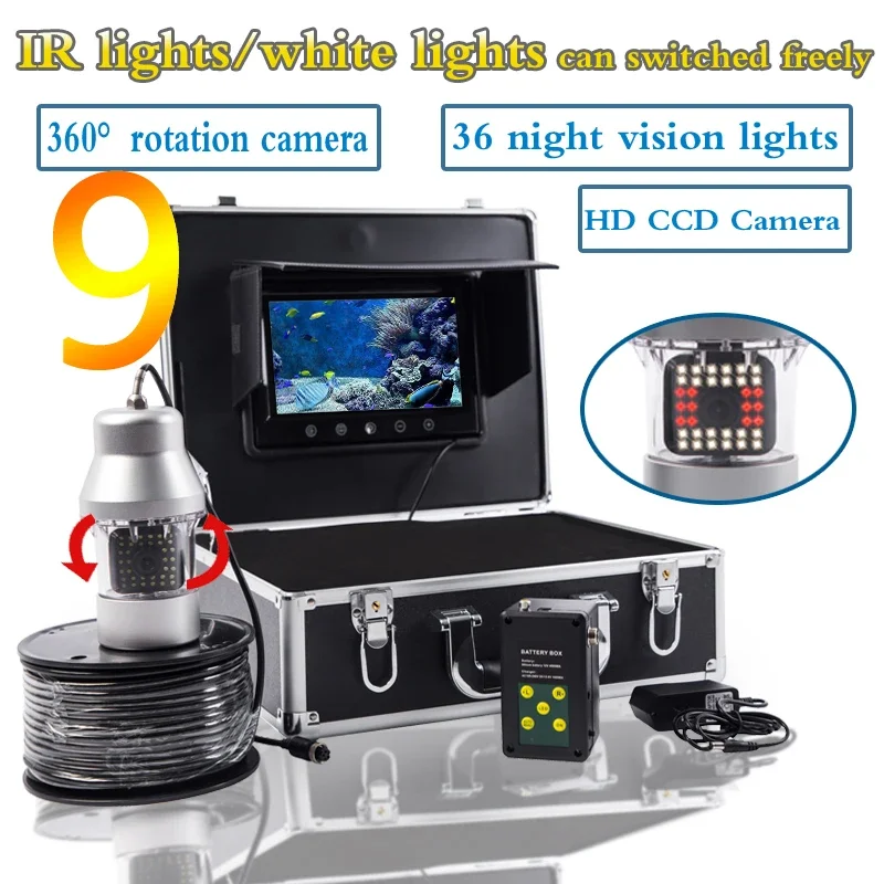 Echosonda F08A 9-calowa podwod – Fishing Camera recenzja i cena