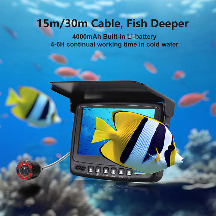 4,3-calowy ekran podwodny 15/3 – Fishing Camera recenzja i cena