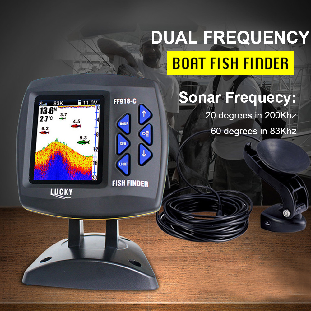 FF918-C100DS kolorowy ekran ec – Fish Finder Cable recenzja i cena