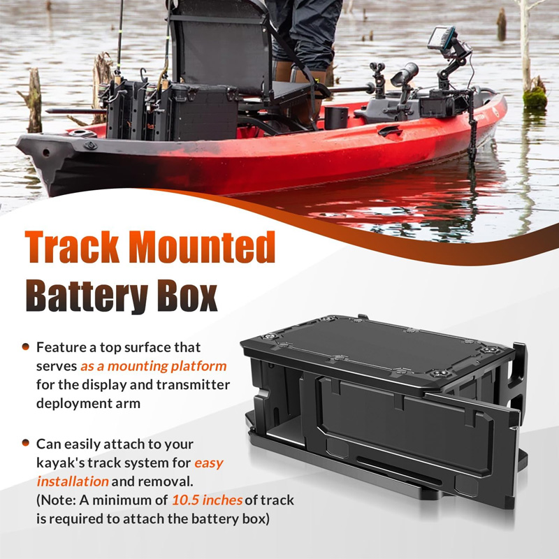 Pojazdowy schowek na baterie d – Fish Finder Mount recenzja i cena