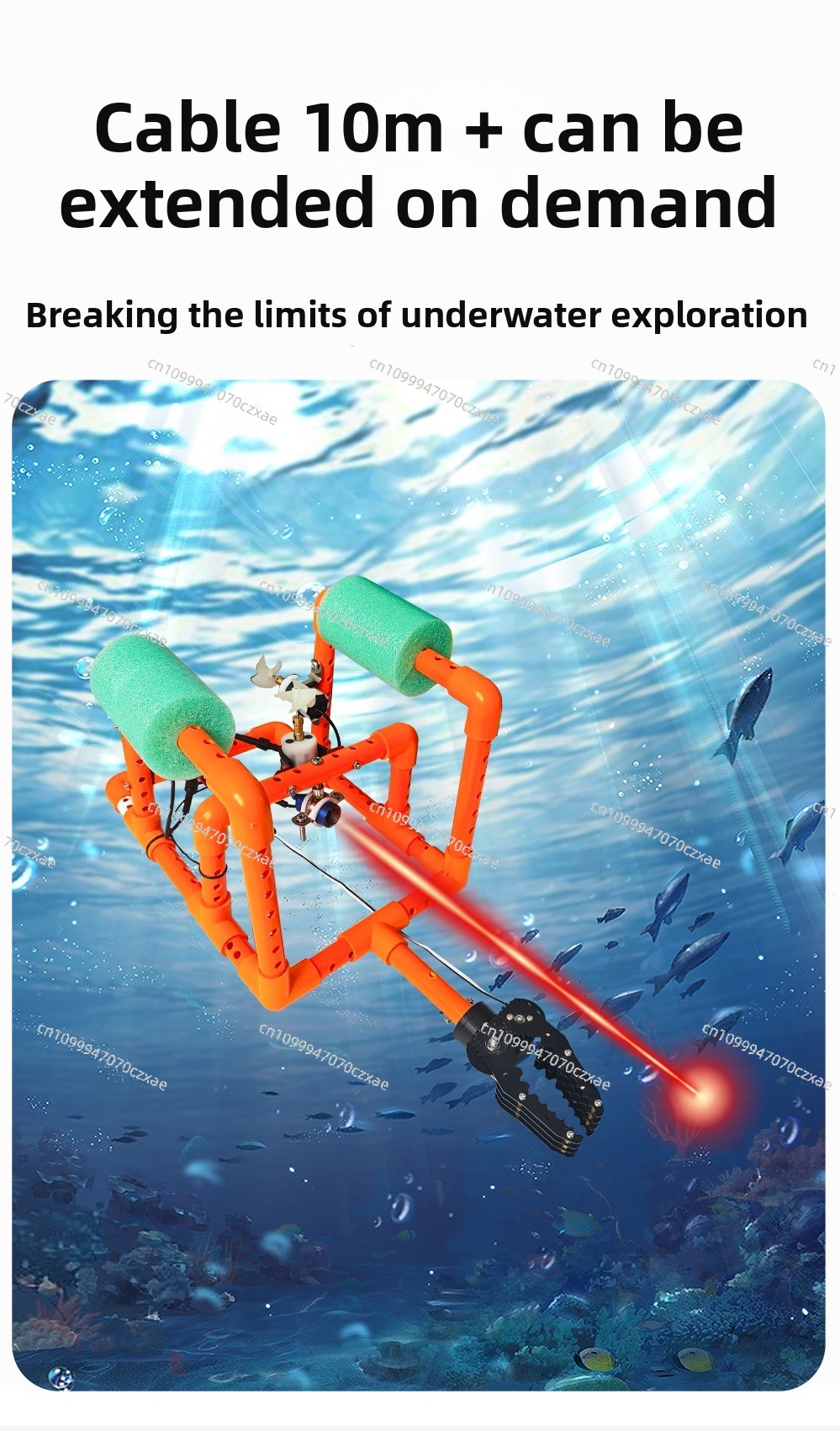 Robot podwodny z kamerą, eduka – Underwater Camera recenzja i cena